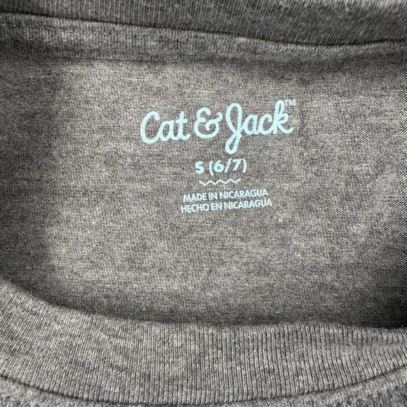 Cat & Jack Boys Cat &‎ Jack Raglan Henley Tee size S 6/7 - Picture 9 of 9